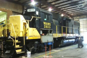 Industrial painting WATCO train